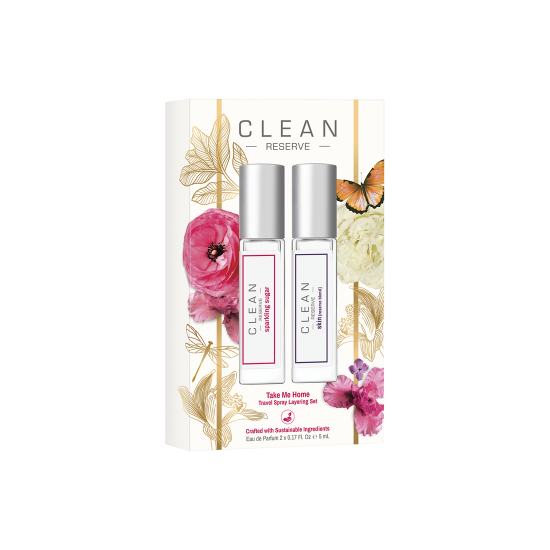 CLEAN RESERVE Take Me Home Travel Spray Layering Set